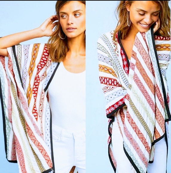 Anthropologie Tops - Anthropologie Menorca Knit Kimono by Aldomartins